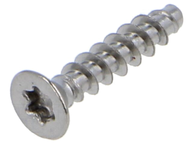 Schroef; voor kunststoffen; 2,5x12; Kop: verzonken; Torx®; TX08 Schroef; voor kunststoffen; 2,5x12; Kop: verzonken; Torx®; TX08